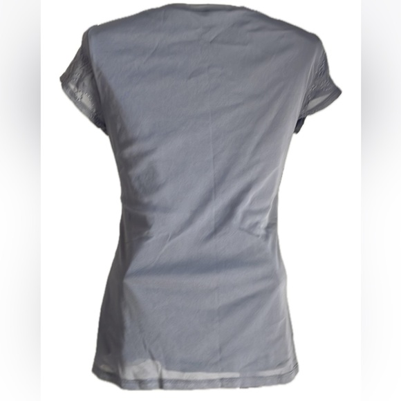 Pretty Grey mesh with built in Cami and embroidered top - Picture 2 of 8